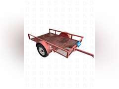 8 foot single axle tilt trailer.