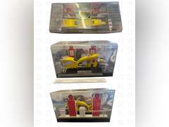 Ness-Stalgia Collecter's Series Limited Edition Yellow Motorcycle, 1:50 Scale CAT D7E Track-Type Tra