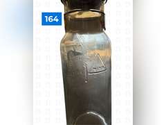 Service Glass Oil Dispenser & Vintage Jack