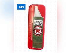 Royal Crown Cola & Texaco Hanging Thermometer
