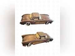 1:18 Baby Blue Burago 1957 Chevrolet Corvette, 1:24 Jada Toys Big Time Muscle 1957 Chevrolet Corvett