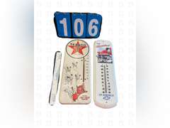 Texaco Dalmation & Chevrolet Hanging Thermometer