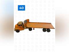 Vintage Hubley Diecast Metal 500 Series Flatbed Trailer