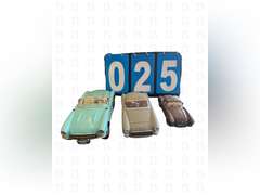 1:18 Baby Blue Burago 1957 Chevrolet Corvette, 1:24 Jada Toys Big Time Muscle 1957 Chevrolet Corvett