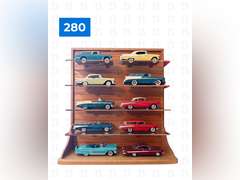 Classic Cars of the Fifties Diecast Model Collection with Wall Hanging Display