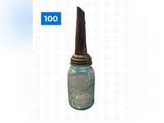 Glass Engine Oil Containers
