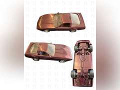 1:25 1992 Corvette Stingray Model Car, 1:24 1963 Chevrolet Corvette Red Stingray Model Car, 1:25 Dar