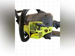 Bench grinder,Poulan 16 inch gas chainsaw, 7 1/4 inch Skil saw circular saw and palm sander