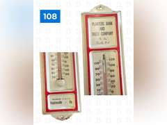 Planters Bank Thermometer & Williams Chevrolet Thermometer