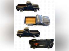 2 SunnySide 1964 Ford Mustangs, 2001 Chrysler GT Cruiser 1:18, ERTL 1957 Chevy 210 Series, Beam Bott