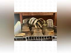 A collection of canning jars