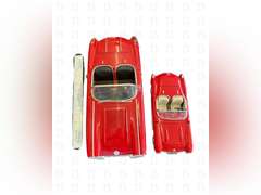 1:12 Solido Red 1958 Chevrolet Corvette, 1:24 Burago 1957 Red & White Chevrolet Corvette Convertible
