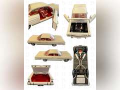 1:18 Franklin Mint 1961 Chevrolet Impala with Red Interior, 1:18 Die Cast Silver 1957 Bel Air