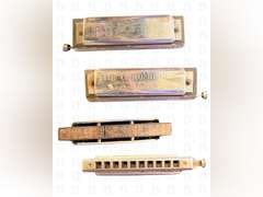 English Brass Jaw Harp & M. Hohner Chromonica Harmonica