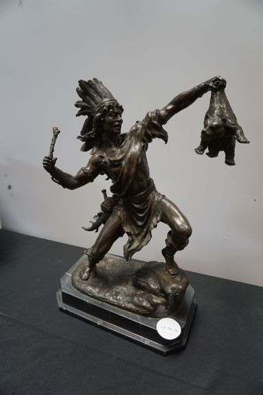 After Kauba Bronze on Marble Base 20th Century