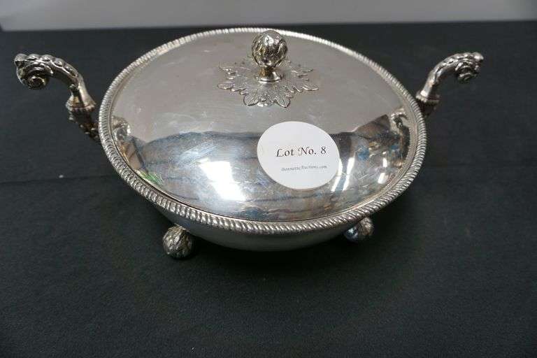 Mexico Sterling Bowl with Lid by Tane Orfevres