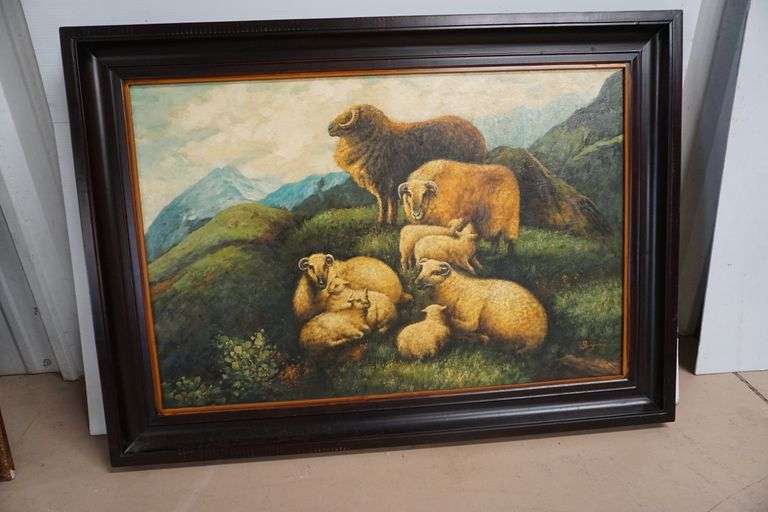 20th Century European School Oil on Canvas