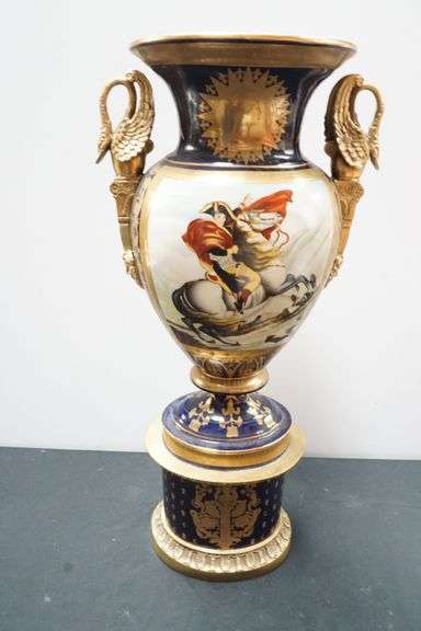 20th Century Sevres Style Napolean Vase
