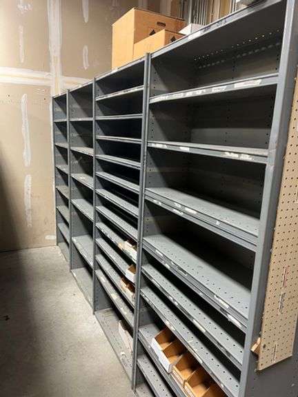 Large Metal Shelving