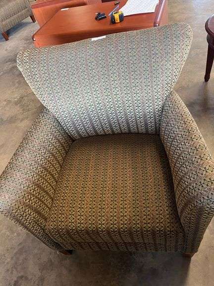 Patterned Armchair x2