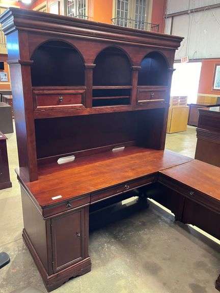 L- Shaped Wooden Desk