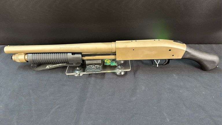 Vitoonwood Unstained Ash Wood Stock & Forend For Mossberg 590 Shockwave - Birdshead Grip