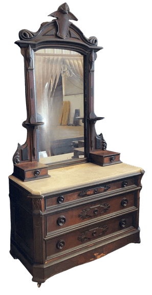 Victorian Marble Top Dresser