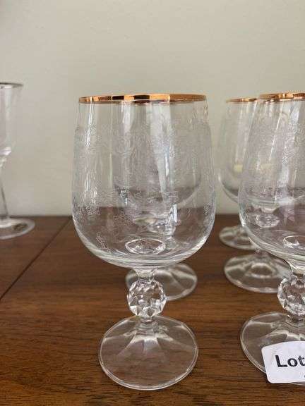 Bohemian Crystal Stemware (6 Stems)