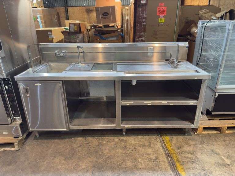 NSF Dish Table w/Sink