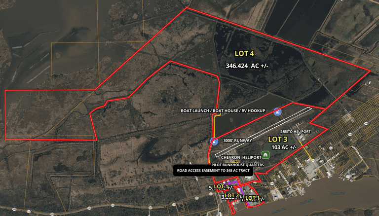 Lots 1, 2, 3, 4 combined 465.28± acres with all attached improvements.