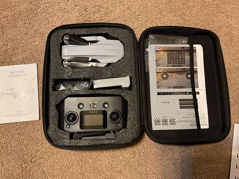 Drone with case and misc