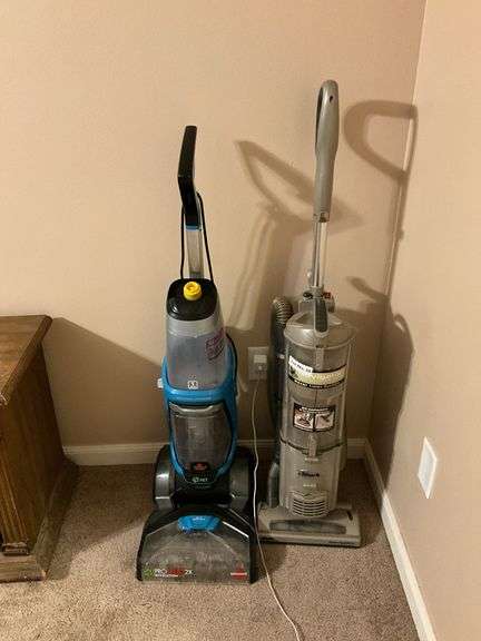 Shark vacuum and Bissell cleaner