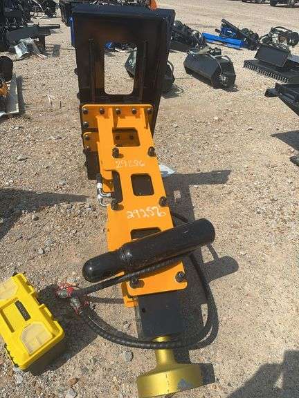 Skid Steer Post Driver - [Skid Steer Attachments] FUTURE