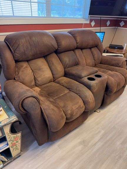 Loveseat with recliners (2)