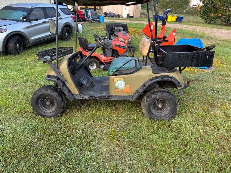 EZ-GO Electric Golf Cart with Dump Bed
