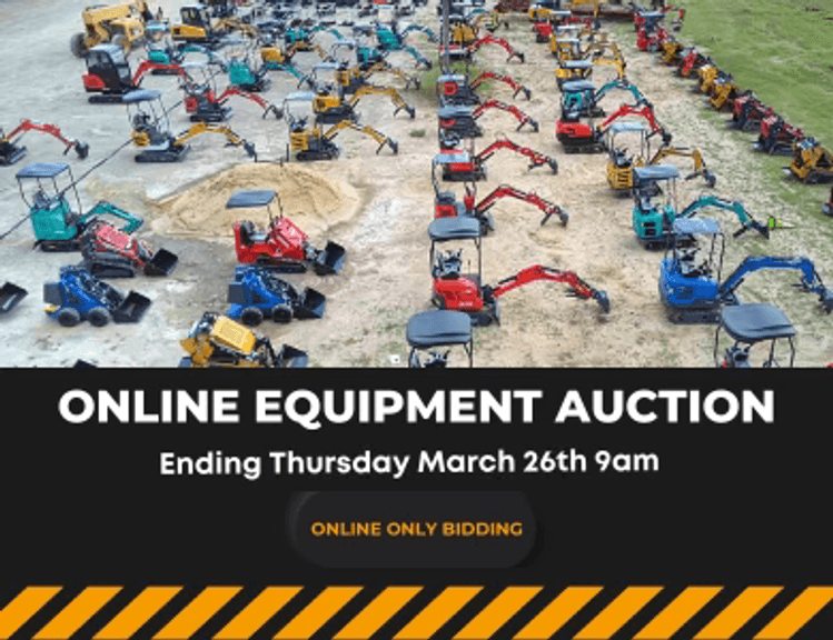 Online Equipment Auction - Thursday March 26th 