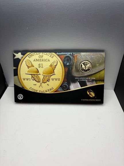 Native American Code Talkers Coin & Currency Set #4