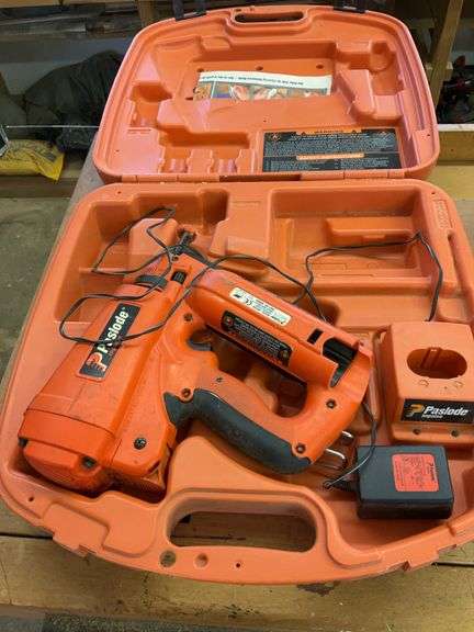 Paslode cordless finish nailer 16 gauge angled
