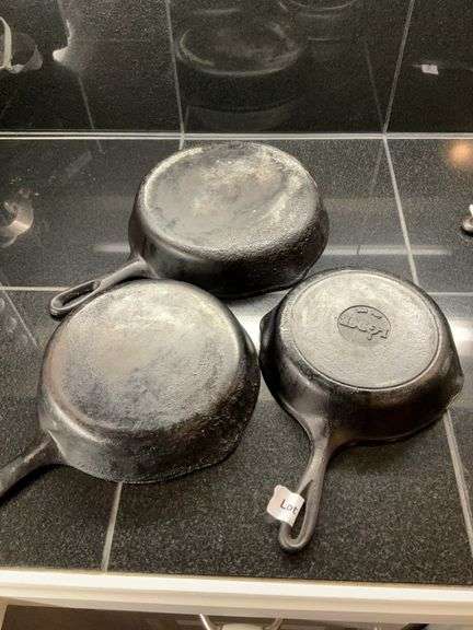 3 Cast Iron skillets