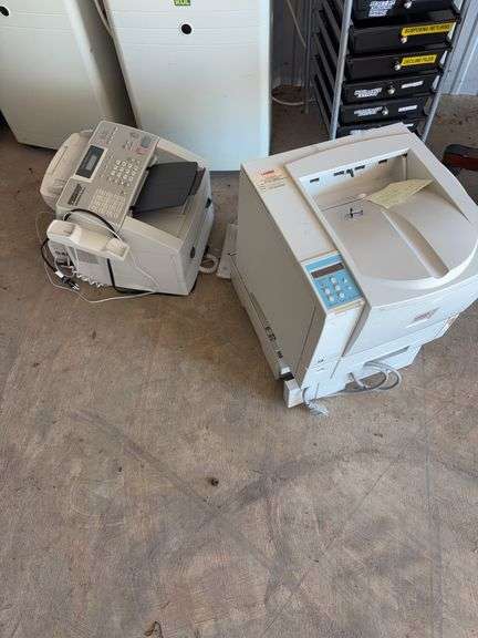 Fax machine and phones