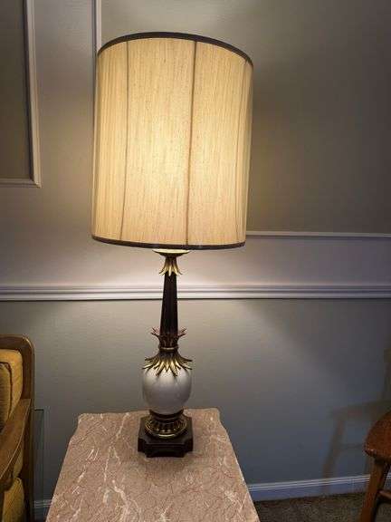 White & Gold Lamps