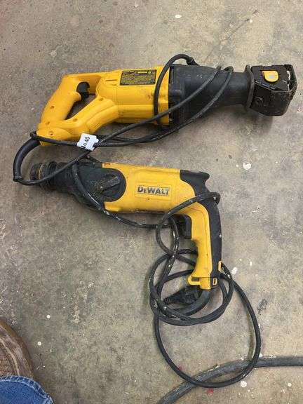 Dewalt Hammer Drill, Reciprocating Saw and Miscellaneous