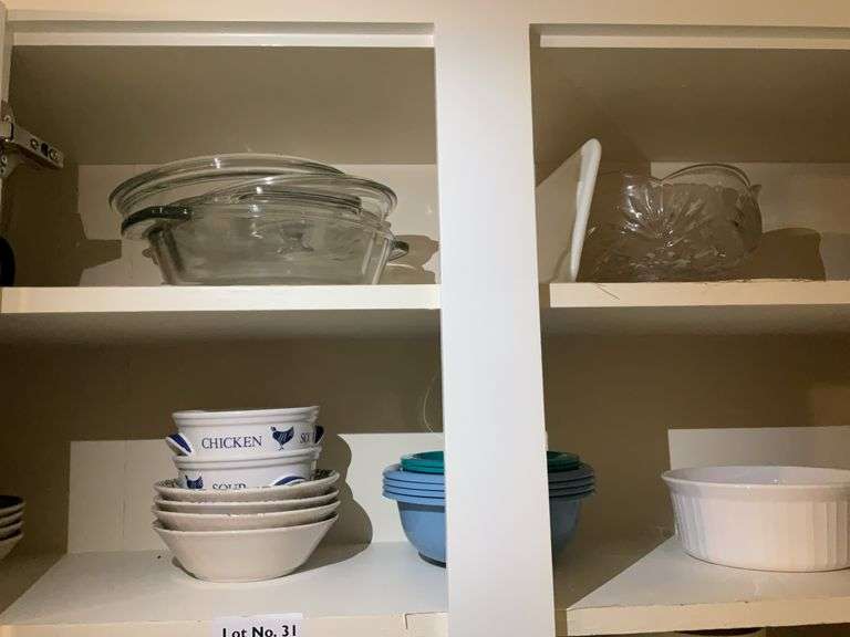 Contents of cabinet