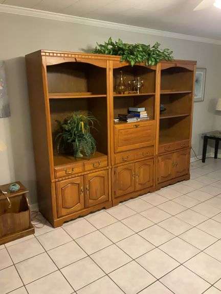 Shelving unit, 3 piece, 32 x76 x 19 deep, each piece