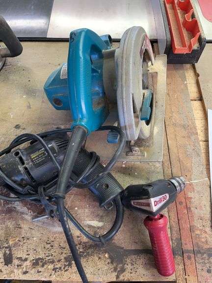 Makita Circular Saw, Craftsman 3/8 in Drill, Milescraft Drill