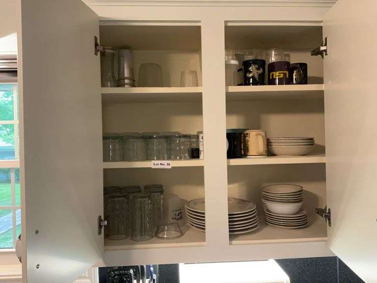 Contents of cabinet