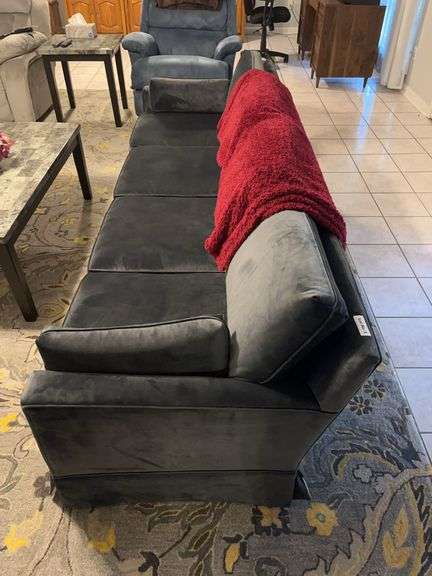 Large Blue Sofa