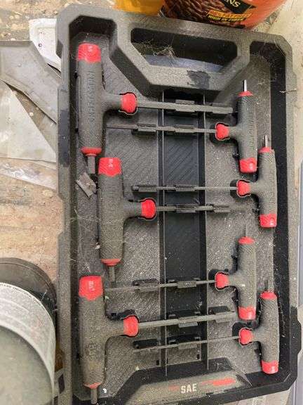 Poulan 1.5 HP electric Chain Saw, rolling cart and contents