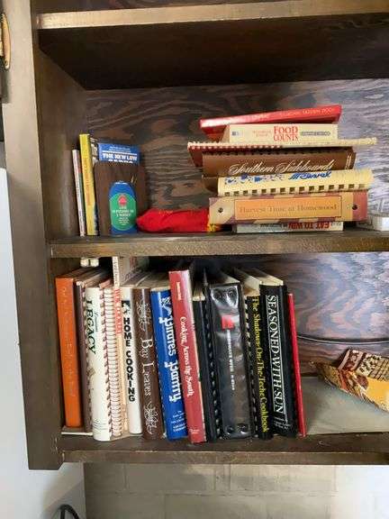 Contents cabinet, cookbooks