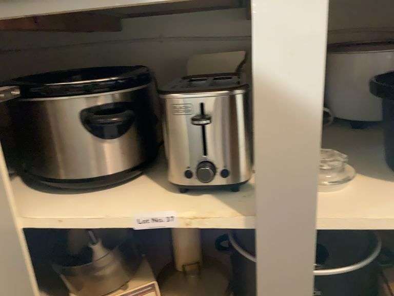 Contents of cabinet